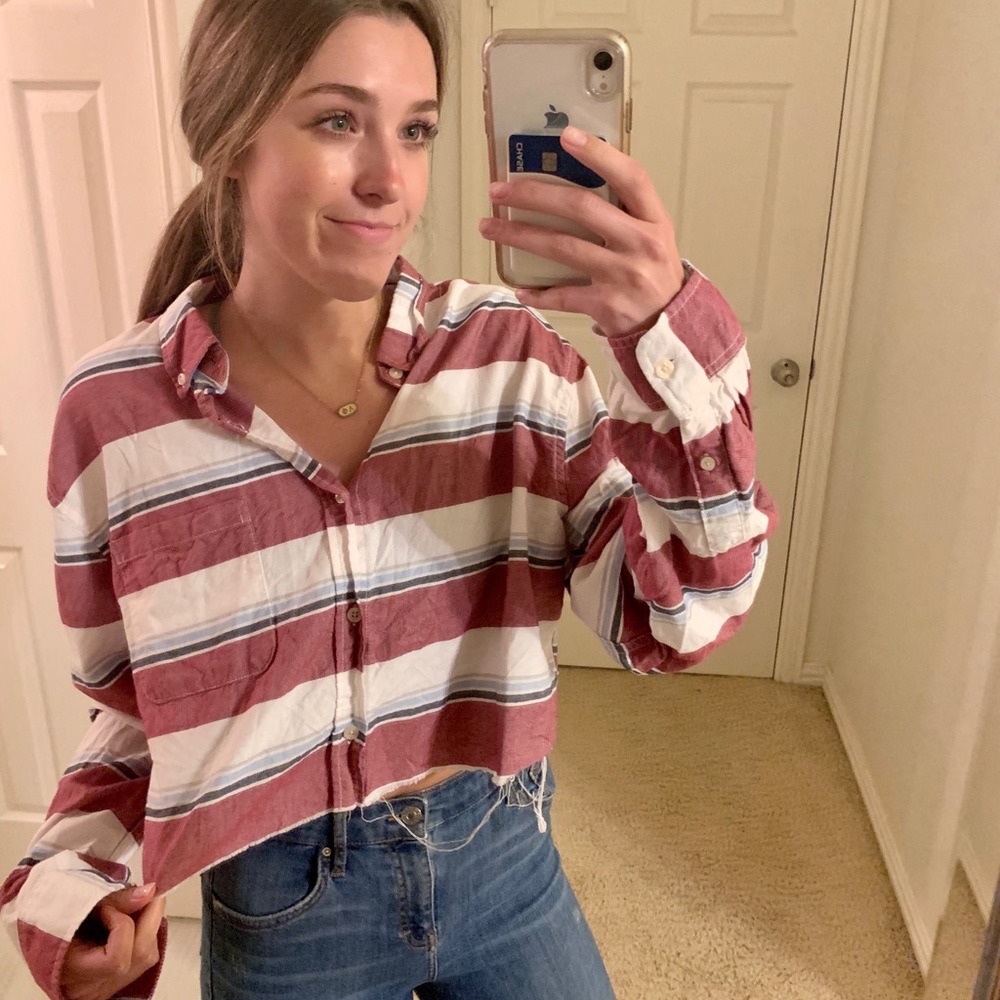 Cropped flannel